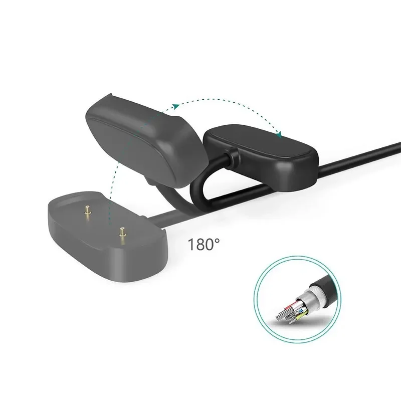 Cavo di ricarica USB da 1m per Amazfit Active Bip 5 GTR 4 GTR 3 Pro GTS 4 caricabatterie per Dock per orologio GTR 2e Bip u T-rex pro