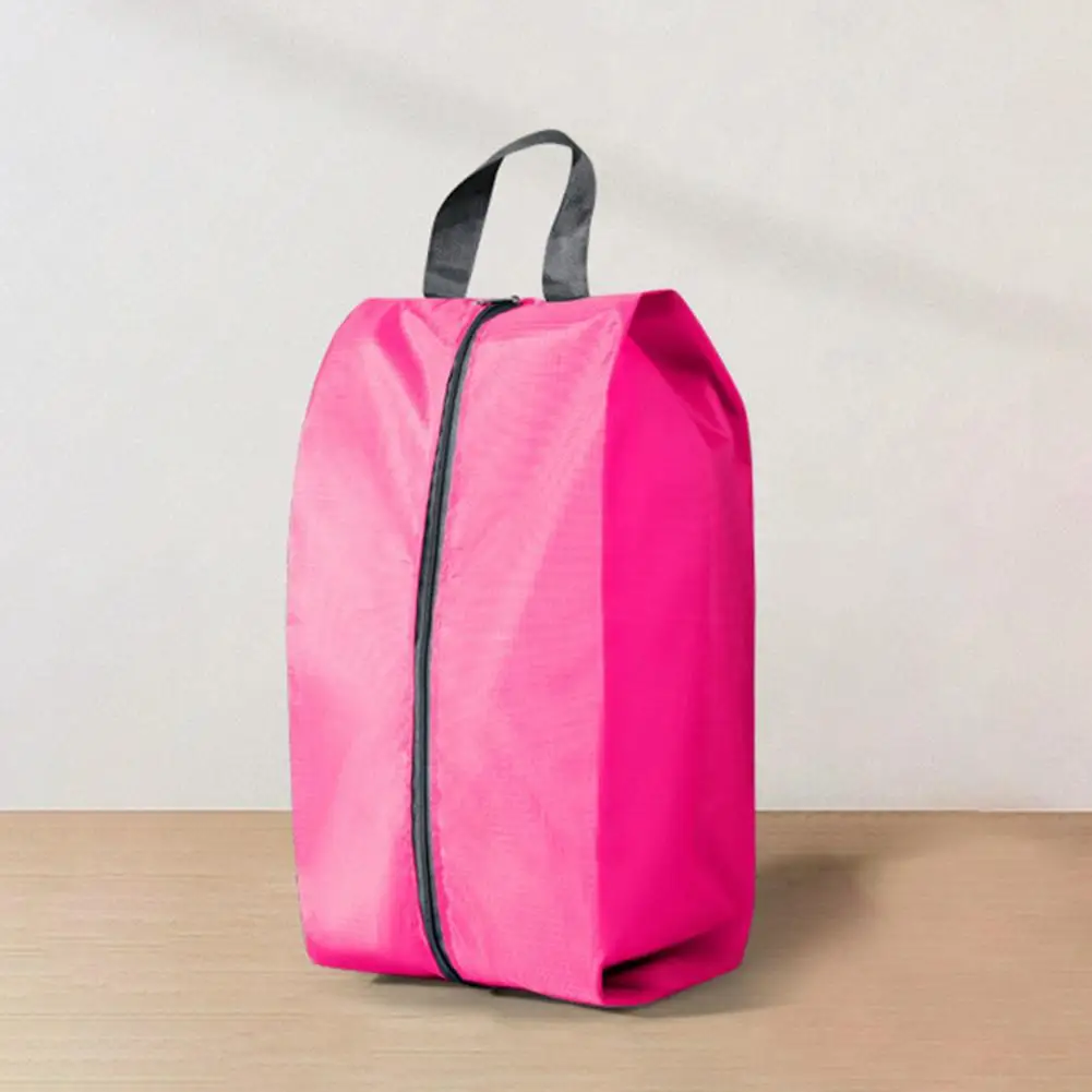 Convenient Travel Shoes Bag Zipper Closure Polyester Shoe Storage Bag Basketball Football Shoes Storage Bag