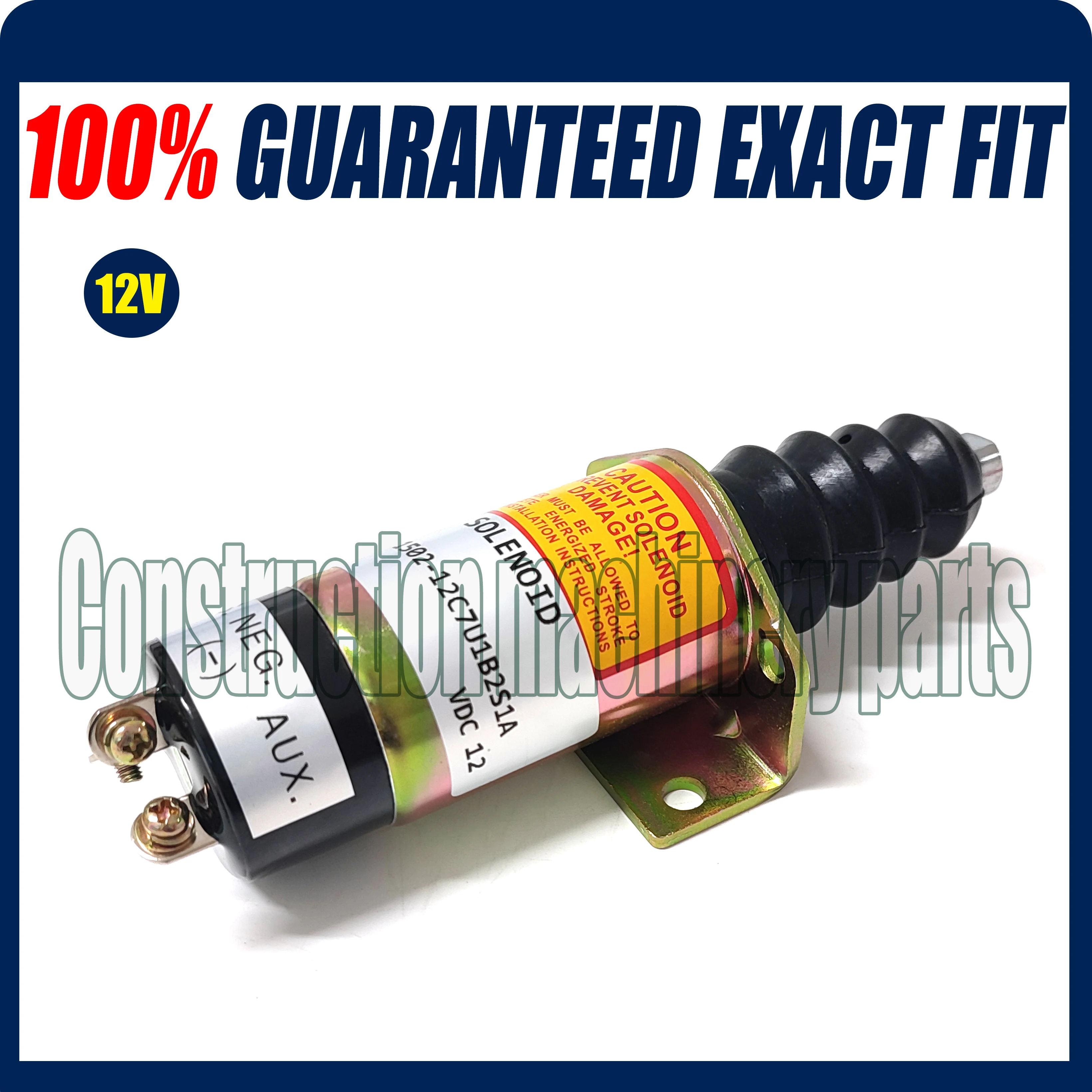 12V Stop Solenoid For woodward 1502-12C7U1B2S1A