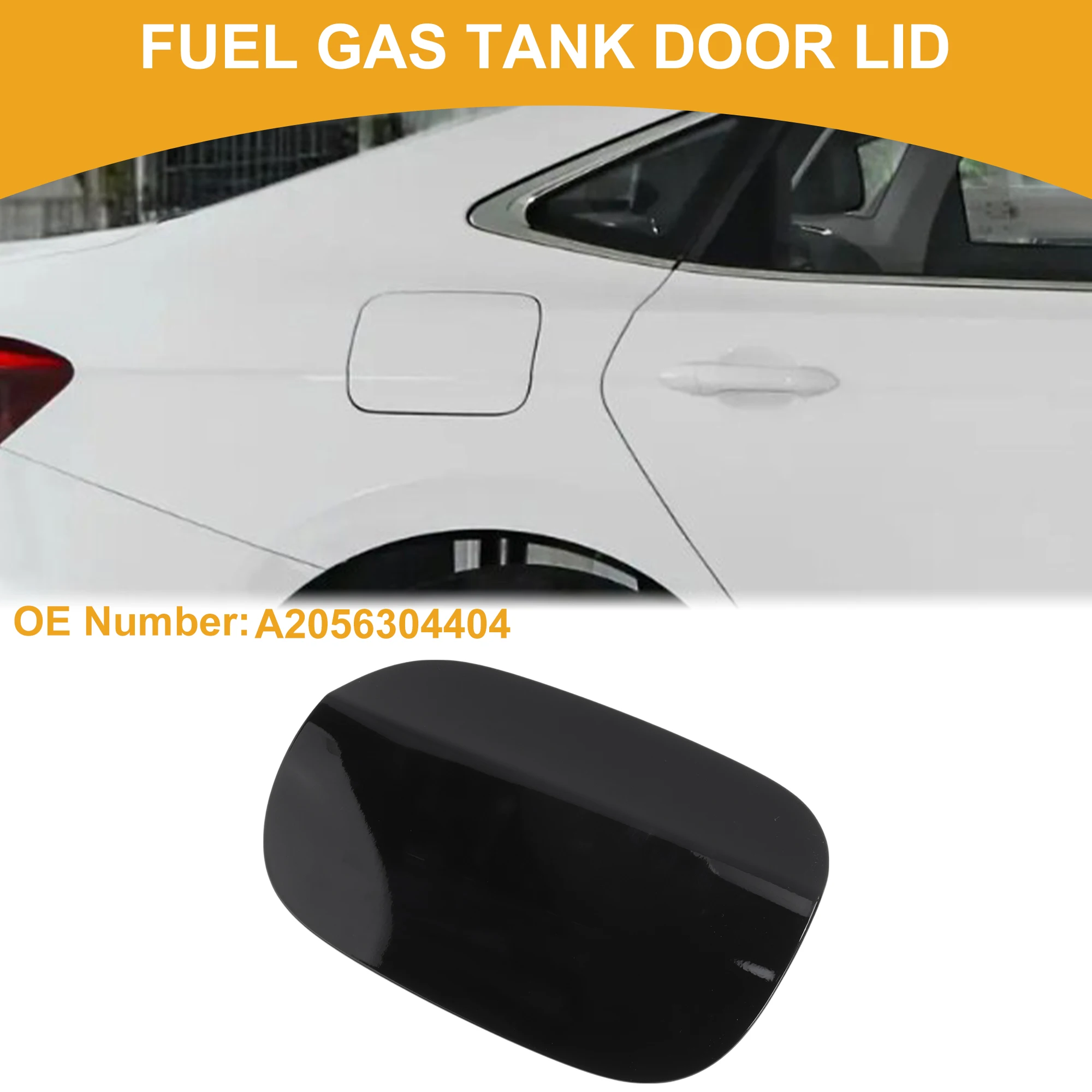 

UXCELL Крышка дверцы топливного бака для Mercedes-Benz E200 15-19 Тип зажима No A2056304404 ABS