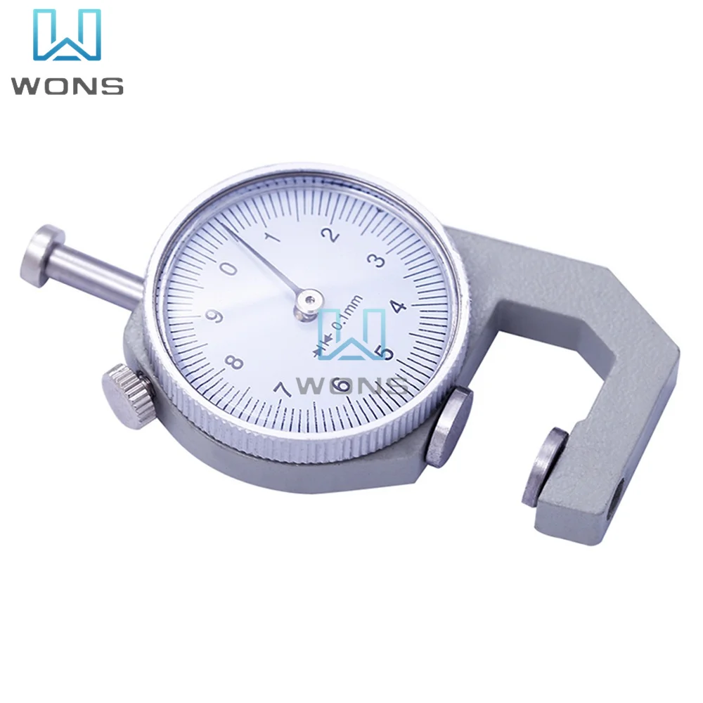 Imagem -06 - Couro Papel Espessura Calibre Medidor Testador para Papel Flim Medida Ferramenta Dial Espessura Calibre 010 mm 020 mm