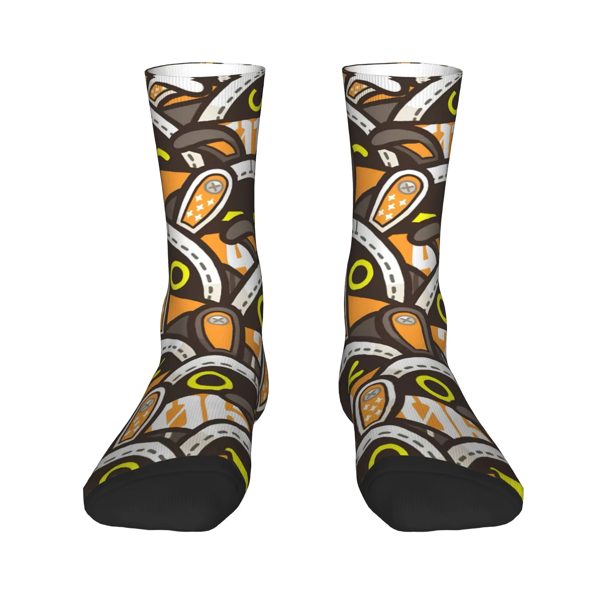 Bangboo Zenless Zone Zero Anime Stockings  Printed Trendy Socks Spring Non Skid Socks Men Climbing Warm Soft Socks