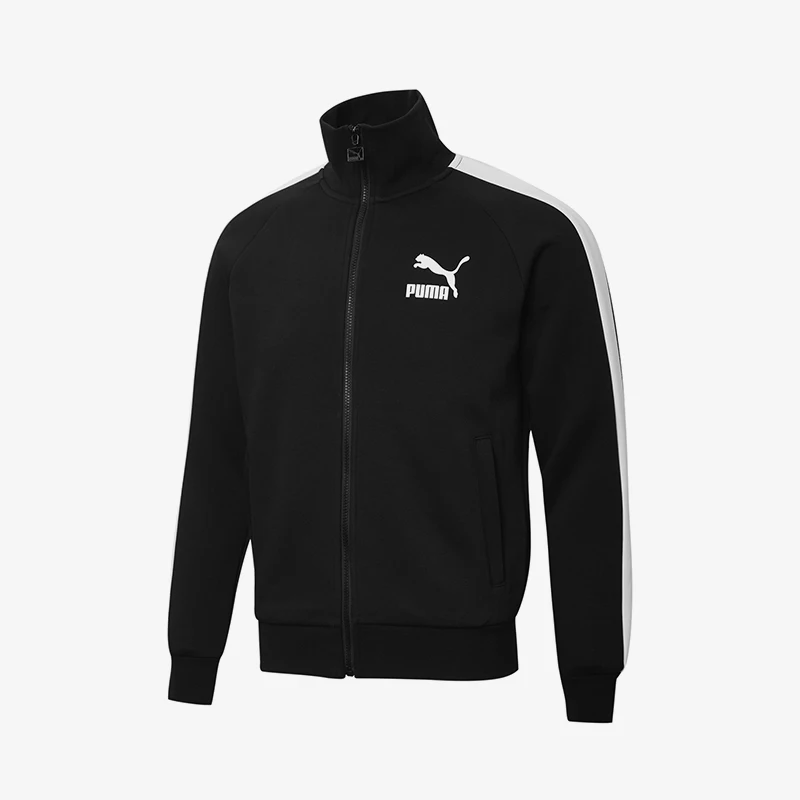 

Мужская повседневная спортивная куртка Puma Genuine Iconic T7 Track Jkt DK с воротником-стойкой 531377-01