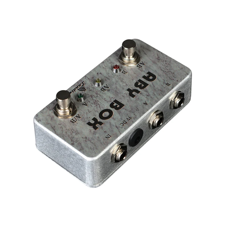 Imagem -06 - Atualizado Landtone Feito à Mão Aby Efeito Guitarra Pedal Caixa Switcher True Bypass Amp Aby Pedal Caixa