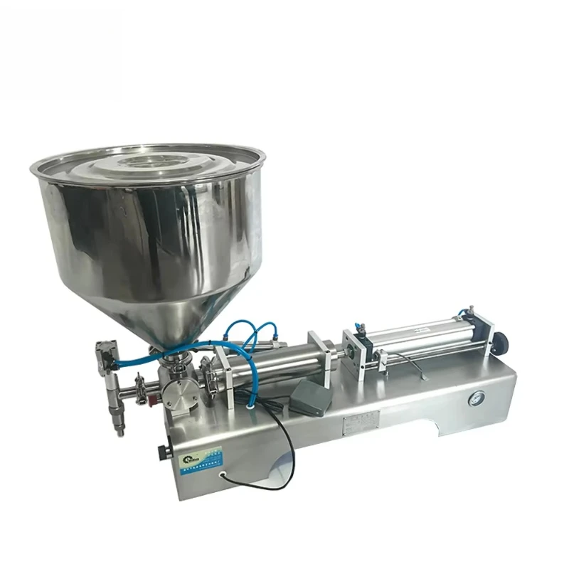 

Машина для розлива пасты с одной головкой из нержавеющей стали Горизонтальная настольная машина для розлива лосьонов и крема