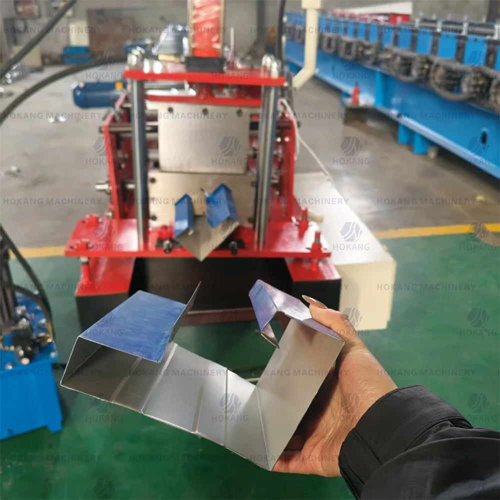 High Speed Aluminium Rain Gutters Machine Square Water Gutter Forming Machine