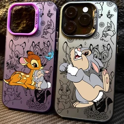 Bambi Thumper Disney For Redmi Note 13 12 12S 11 11S 11E 10 10T 10S 9C 9T Pro Plus Max Lite 5G Colorful Silver Mobile Cover