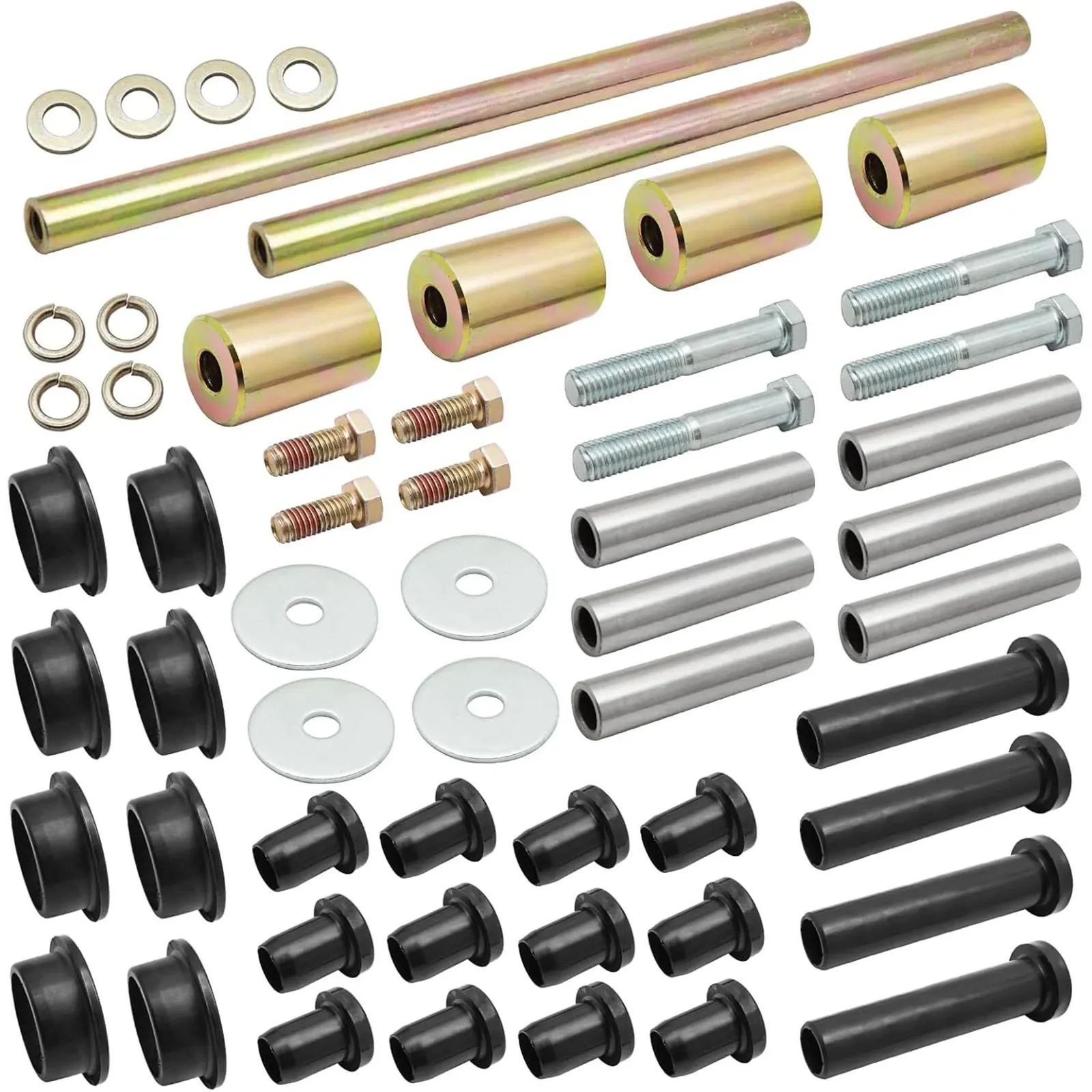 

OE:5020826 Rear Suspension Bushing Set Rear Suspension Bump Stops Kit Rear Upper Mounts for Polaris Sportsman 400 450 600 700