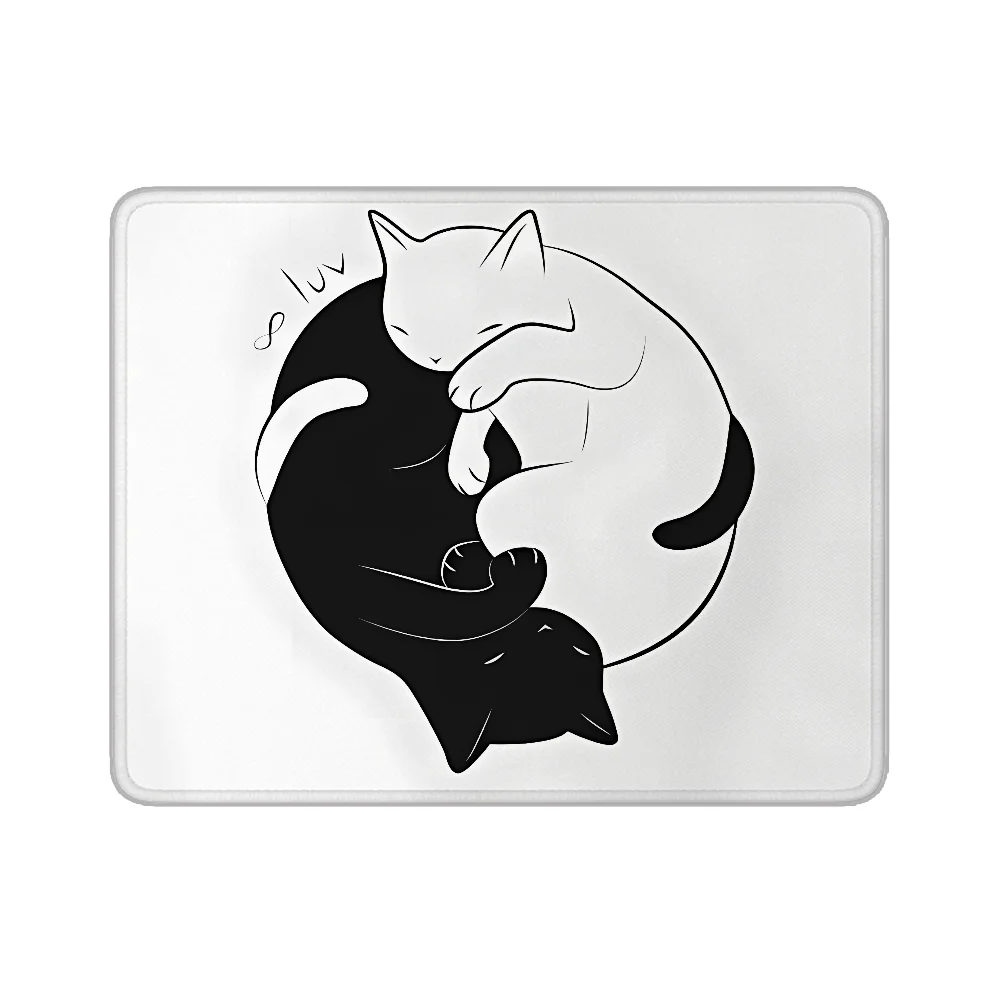 Eternal Cat Love Gaming Mouse Pad Anime Rubber Mat Pc Gamer Girl Desk Accessory Game Mats Mousepad Company Computer Accessories