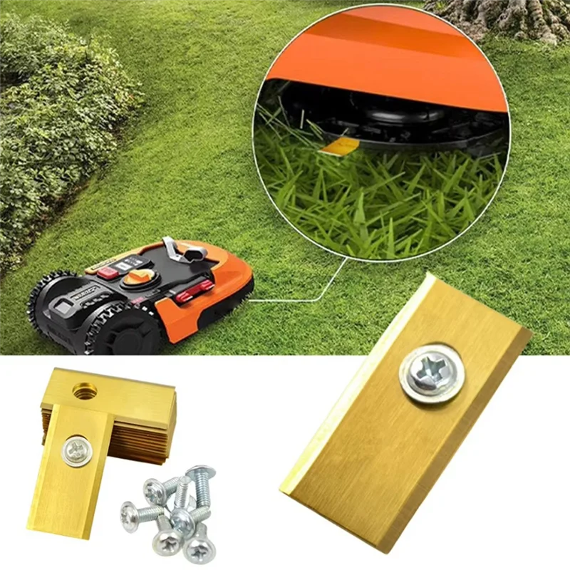 ABKO-36Pcs Replacement Stainless Steel Blades For Worx Landroid Robotic Lawnmower Cutting Blade Set Lawn Mower Parts