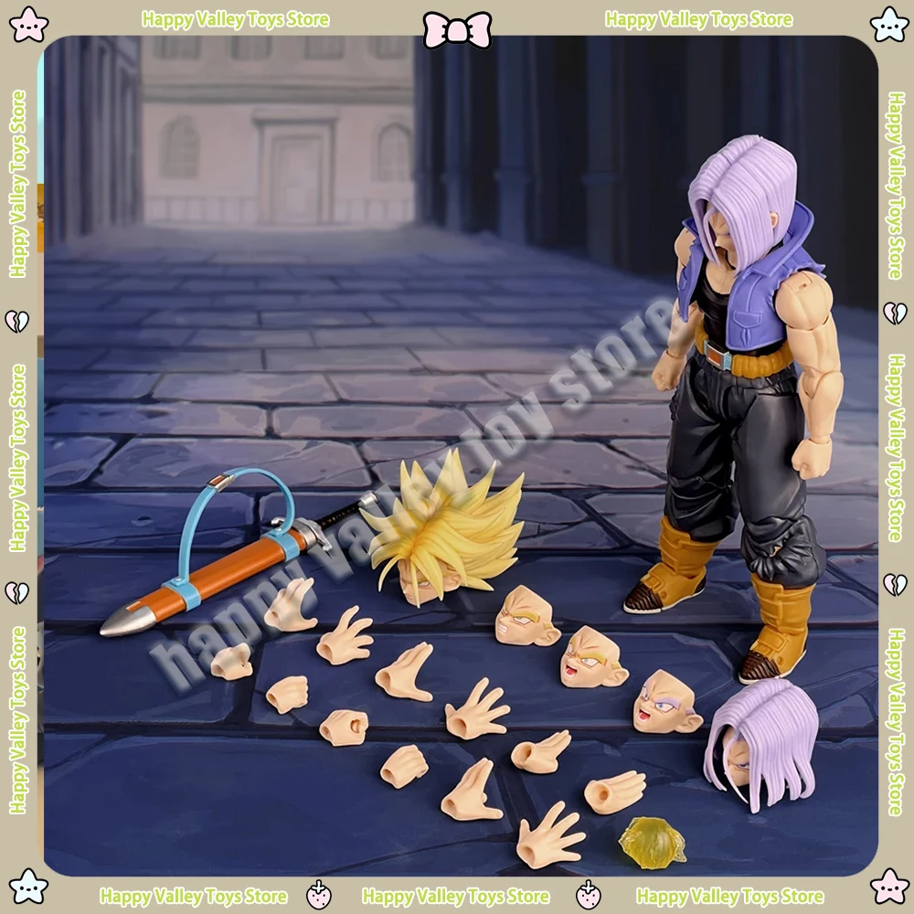 

Demoniacal Fit Dragon Ball Trunks Dbz Action Figure SHF Son of Tomorrow Figurine Statue Collectible Model Gifts Toys Kid