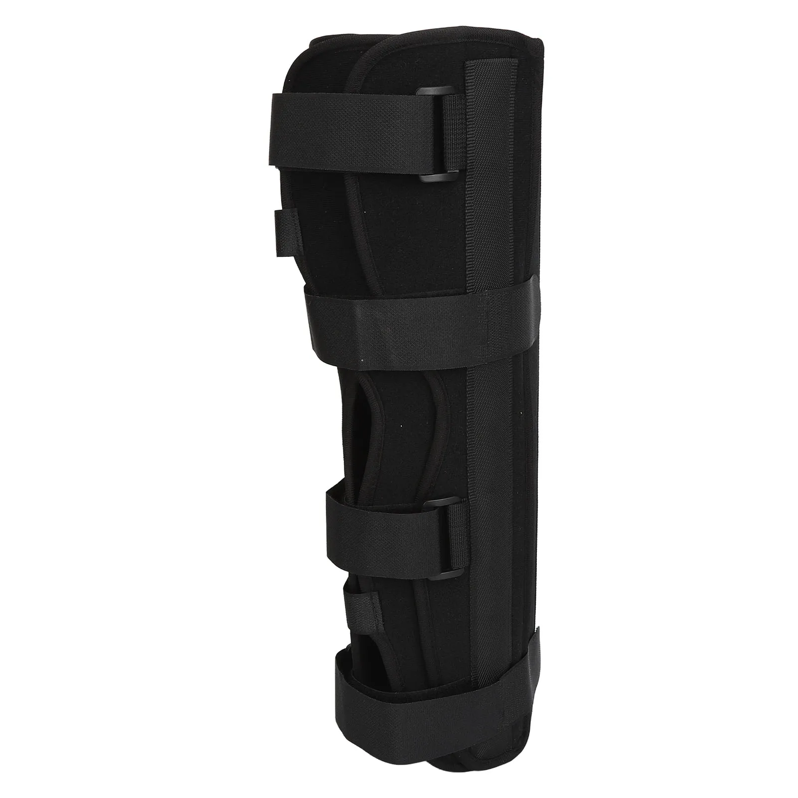 Knee Immobilizer Composite Fabric and Aluminum Alloy Adjustable 3 Panels Knee Splint Postoperative Recovery Knee Brace