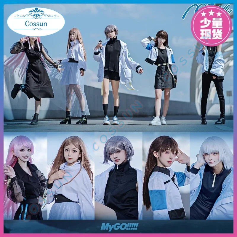 BanG Dream!MyGO Takamatsu Tomori/ Anon Chihaya/ Rana Kaname/ Soyo Nagasaki/ Taki Shiina Cosplay Costume Dresses Halloween