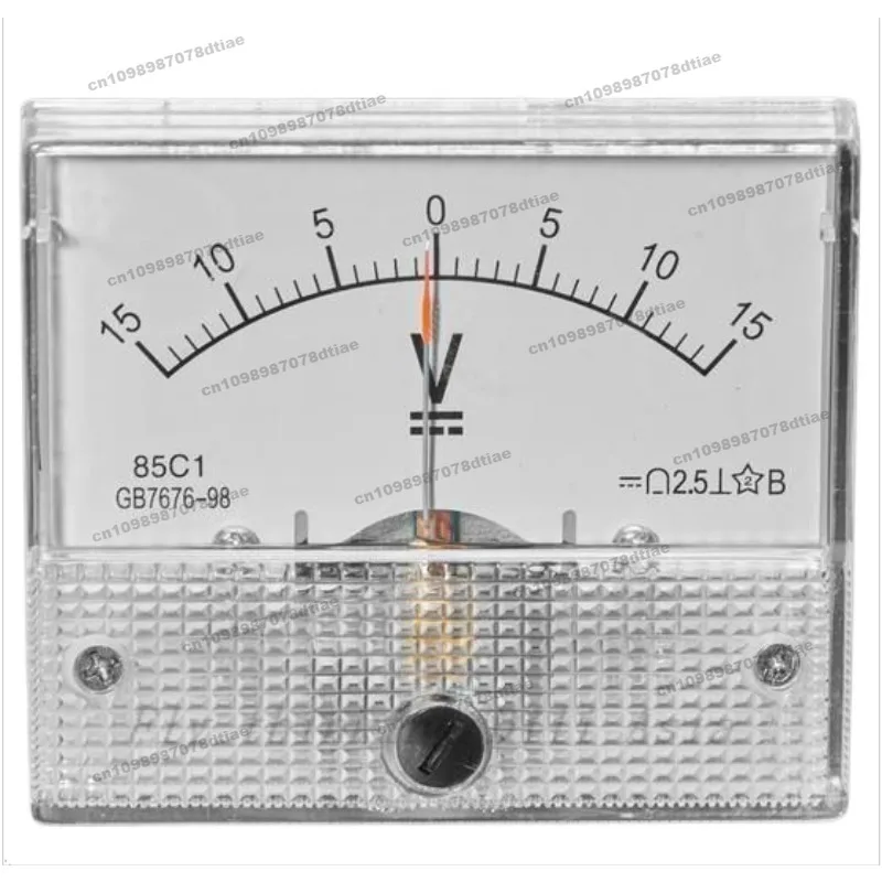 

4403 Малый аналоговый панельный измеритель постоянного тока от -15 до +15 В