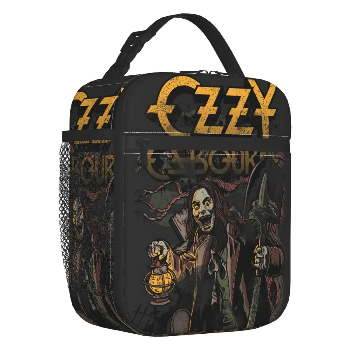 Custom Ozzy Osbourne Prince Of Darkness Resuable Lunch Box Leakproof Thermal Cooler Food Insulated Lunch Bag School Children