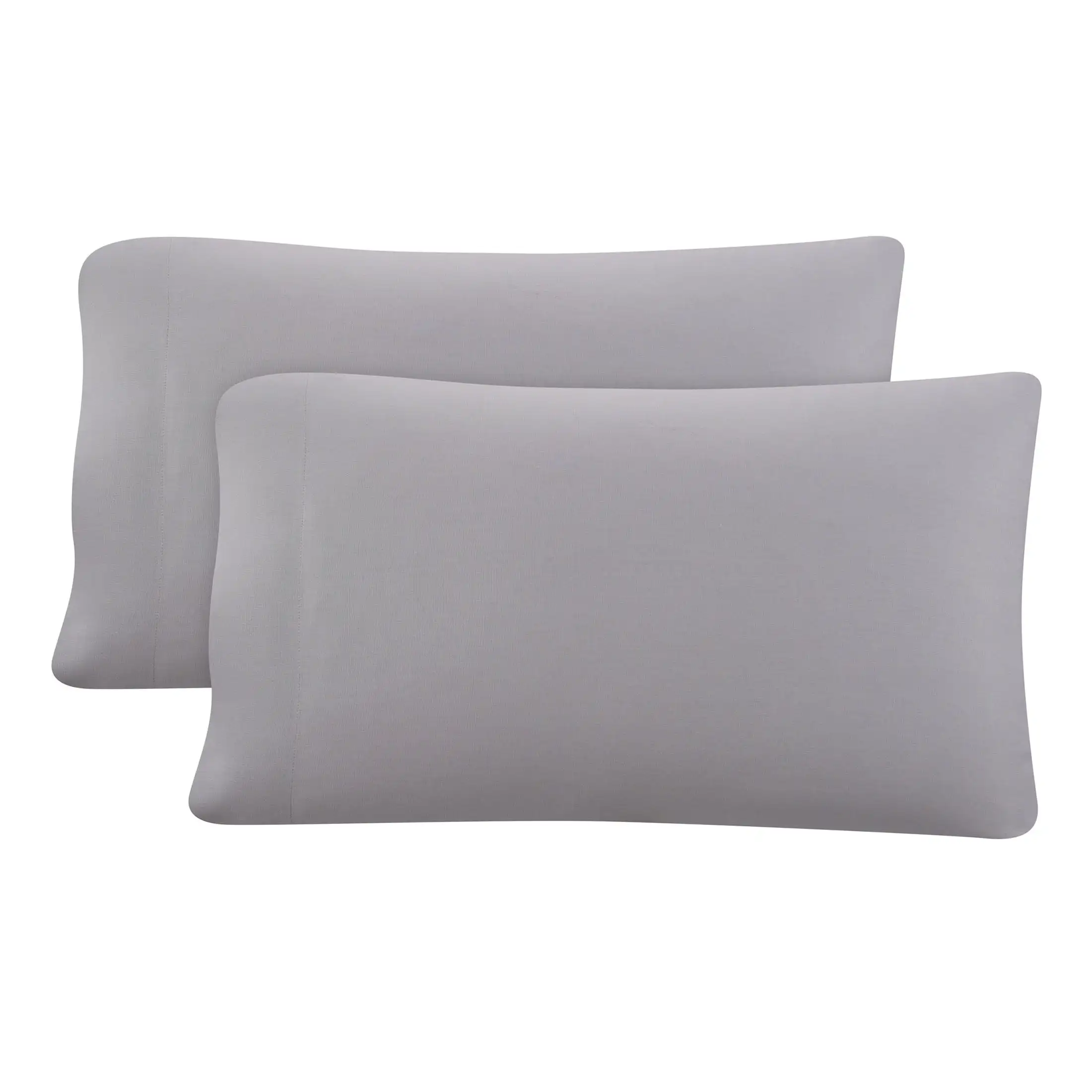 

Gray Lyocell & Linen Blend Percale Pillowcases, Standard/Queen (2 Count)