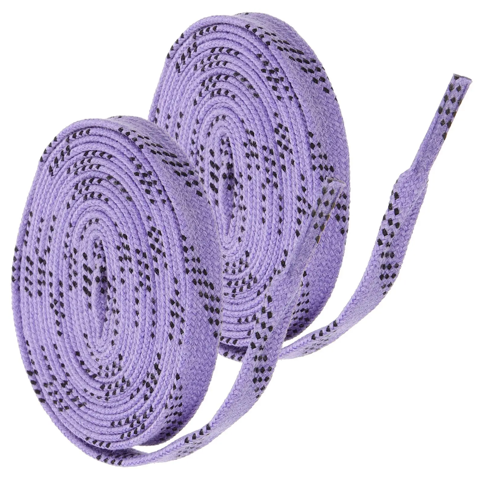 Waxed Shoelaces Pair Purple Hockey Skate Laces For Hockey Resistant Sports Shoe Laces For Skates