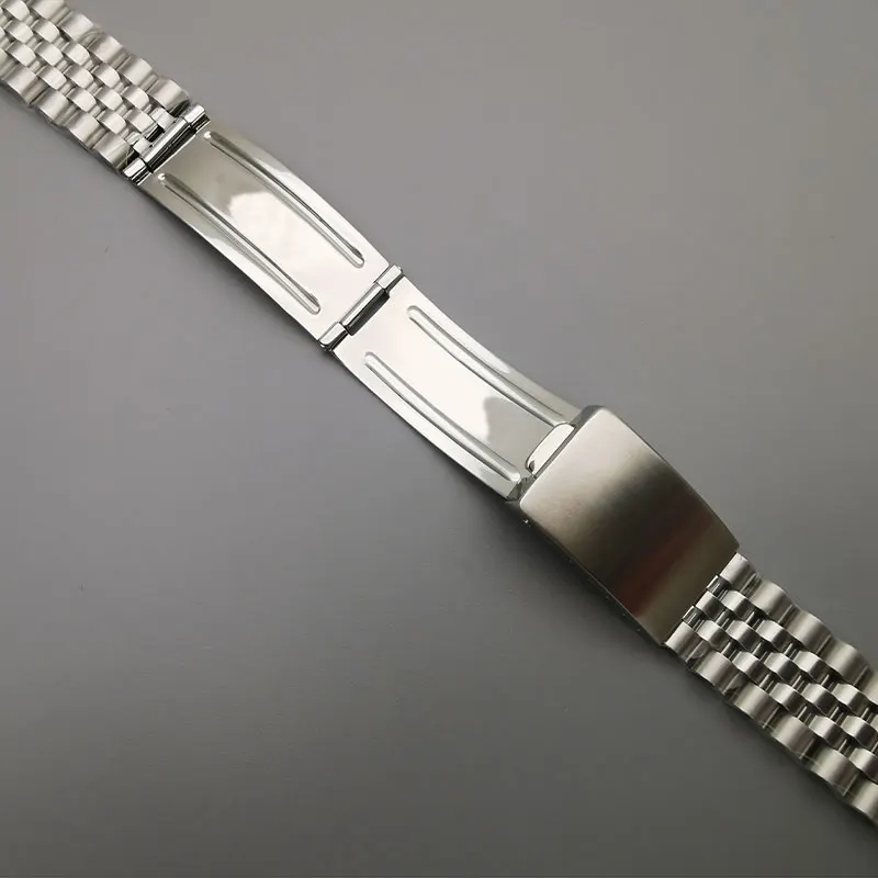 904L Stainless Stee  Jubilee watch bracelet band chain For Vintage Datejust 16014 16234 Plug 20mm Aftermarket Repair Watch parts