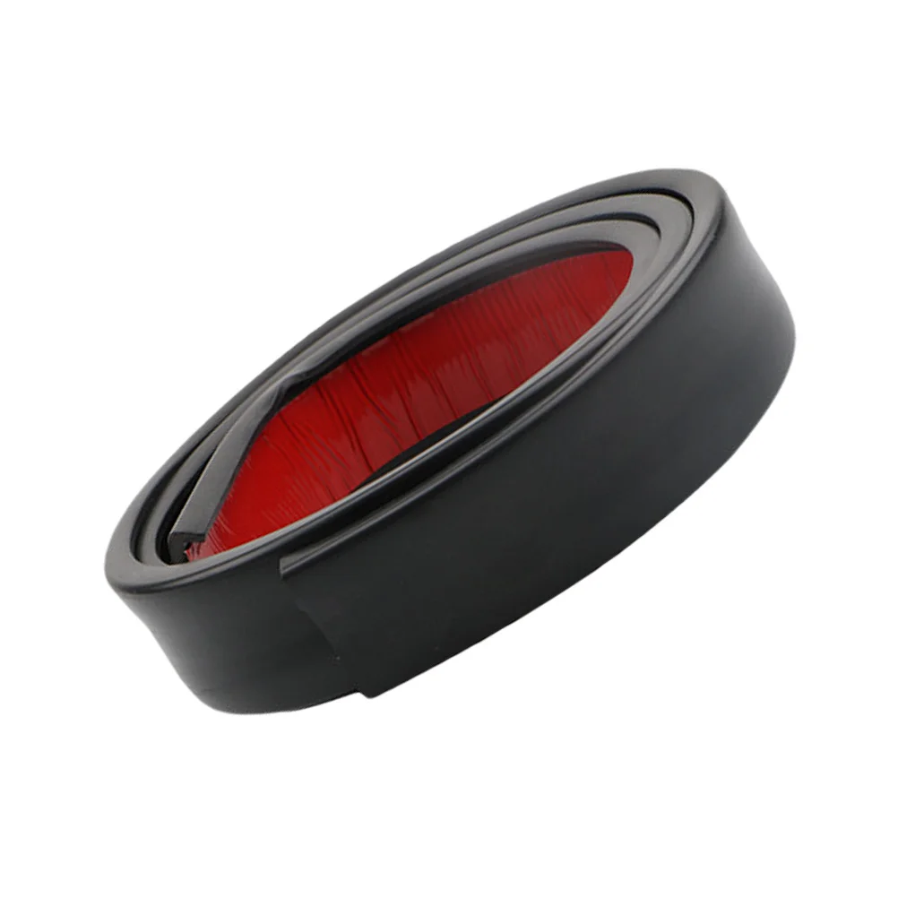 

4.5cm X 1.5m Car Wheel Brow Strip Universal Anti-Collision Guard Heavy Duty Plastic Wheel Eyebrow Protection Black Red