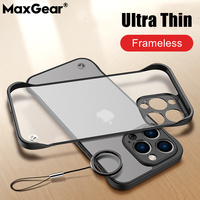 Transparent Frameless Shockproof Phone Case For iPhone 16 15 14 13 12 11 Pro Max X XR XS Max 7 8 Plus SE Ultra Thin Back Cover