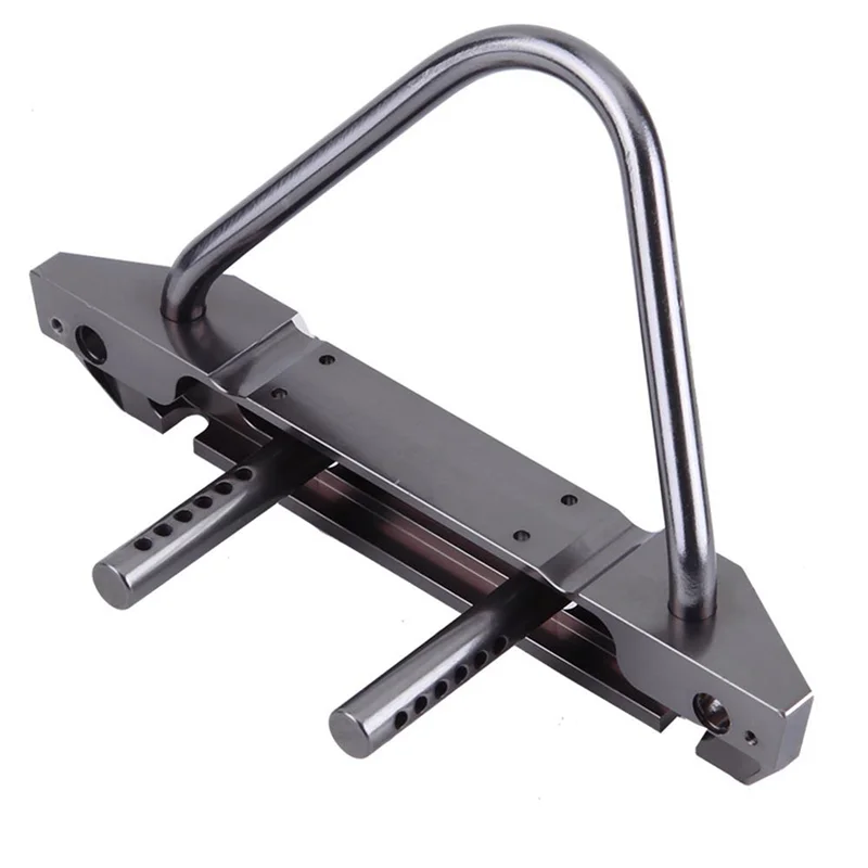 2 peças de modelo rc de metal para carro, para axial scx10 jeep wrangler 1/10 controle remoto crawler cnc usinado