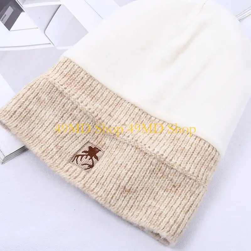 49md-casual-wool-hat-embroidery-deer-for-head-knit-hat-beanie-hat-wild-gift-for-birth