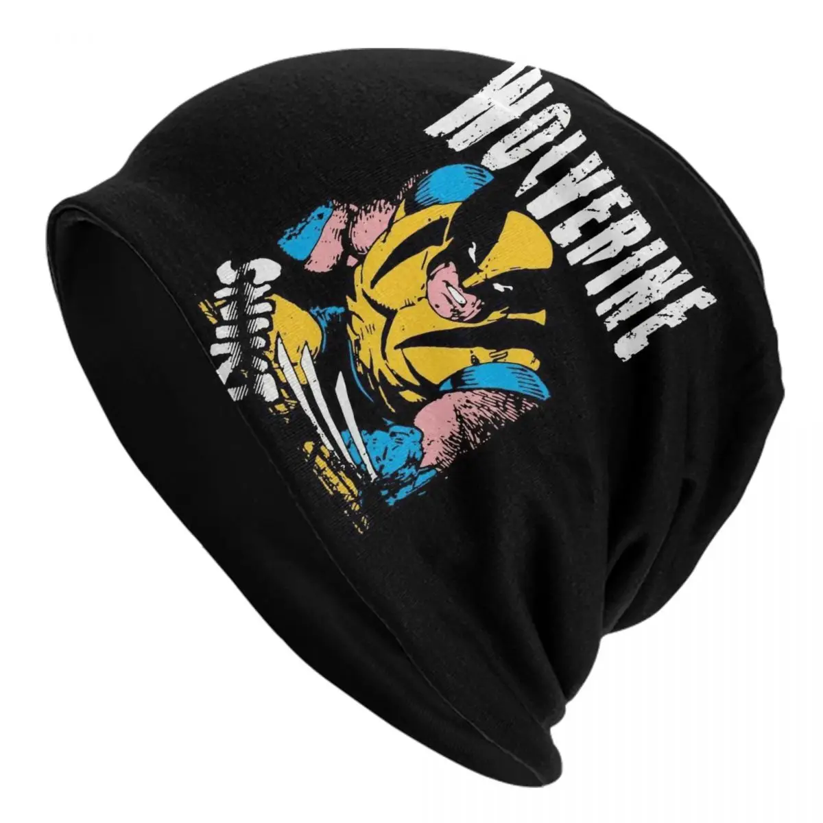 Custom Wolverine Cartoon Skullies Beanies Caps For Men Women Unisex Trend Winter Warm Knit Hat Adult Bonnet Hats