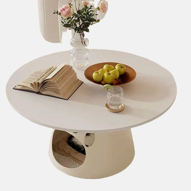 

living room household small apartment pet store round creative personality can be stored Internet celebrity coffee table
