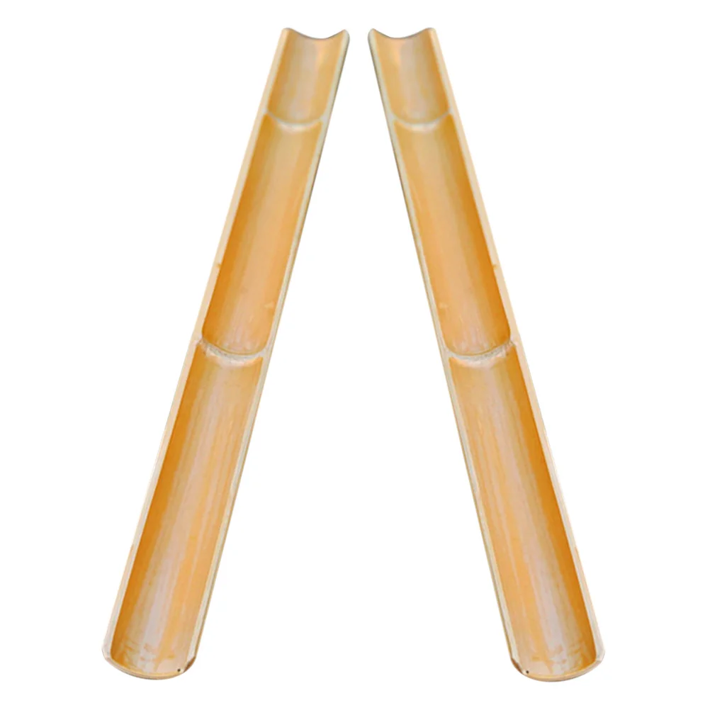 2 قطعة نافورة الخيزران قناة المياه لتقوم بها بنفسك حديقة في الهواء الطلق خزان الأسماك حوض السمك فناء ميزة المياه فناء نافورة نوافير في الهواء الطلق #3