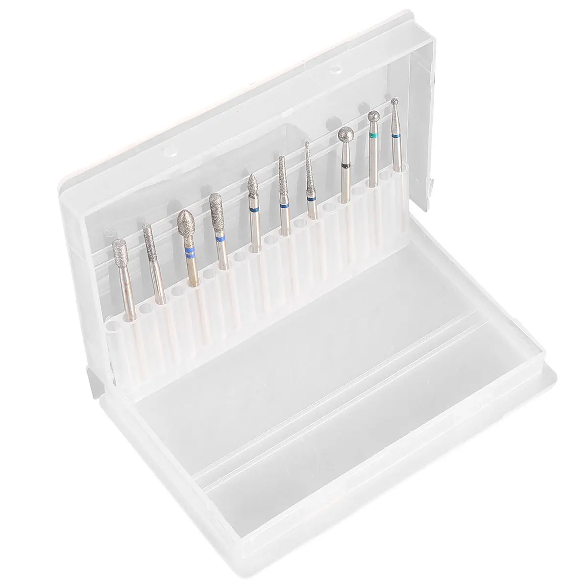 1Set Nail Grinding Head Kit Tungsten Steel Cuticle Clean Drill Set for Natural Artificial Nails Manicure Pedicure DIY Nail Art