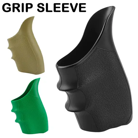 Tactical  Holsters Military Rubber Non-slip Holsters with Finger Grooves Outdoor Hunting for G17 18 20 21 22 24 GEN3-4