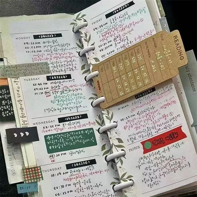 Slim Type Mushroom Hole Loose - Planner Weekly Budget review and price