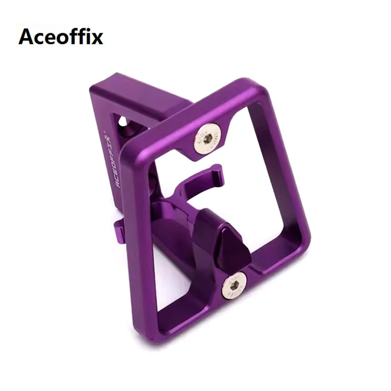 

ACEOFFIX Brompton Folding Bicycle Bag Holder Bicycle Bag Bracket Block Front Mount Accessories for Front Carrier Block, Alloy