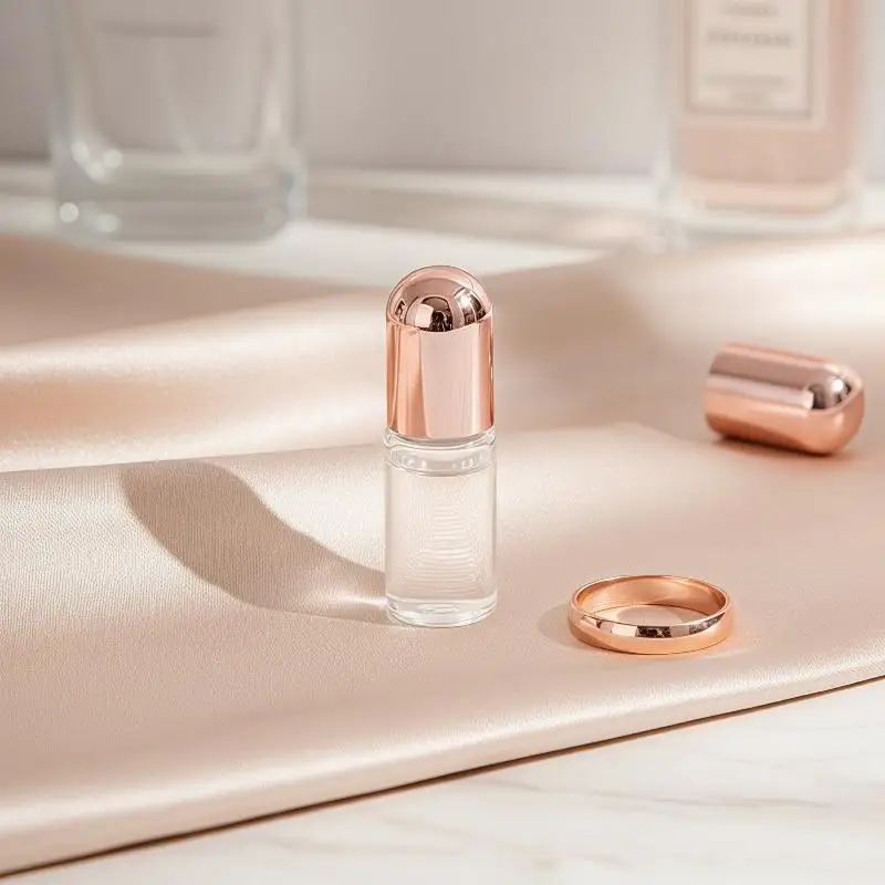 3Pcs 1ml 2ml 3ml 5ml Mini Roller Ball Perfume Bottles Refillable Portable Essential Oil Container Travel Fragrance Sample Vials