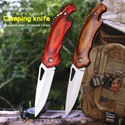 Colorful Wood Handle Stainless Steel Sharp Pocket Folding Knife, Handmade Home Pencil Knife, Fruit Peeler Knife, Key Chain Knife