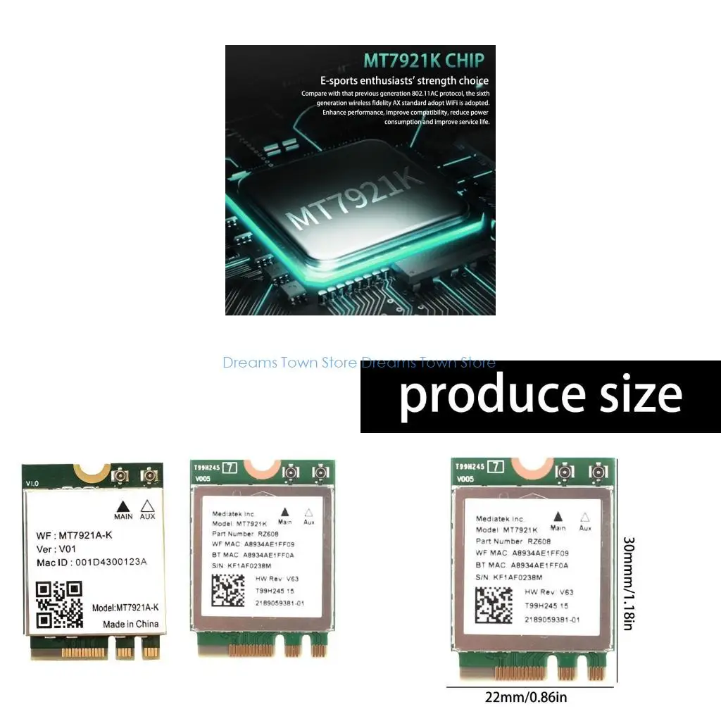 

HX6A Беспроводная двухдиапазонная сетевая карта для быстрой передачи данных ПК с низкой задержкой