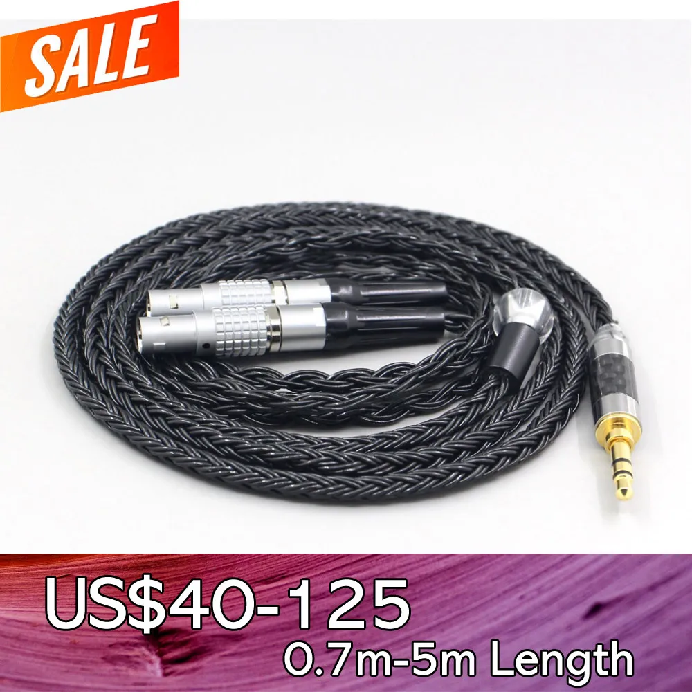 

LN00742716 Core 7N OCC Black Braided Earphone Cable For Focal Utopia Fidelity Circumaural Headphone