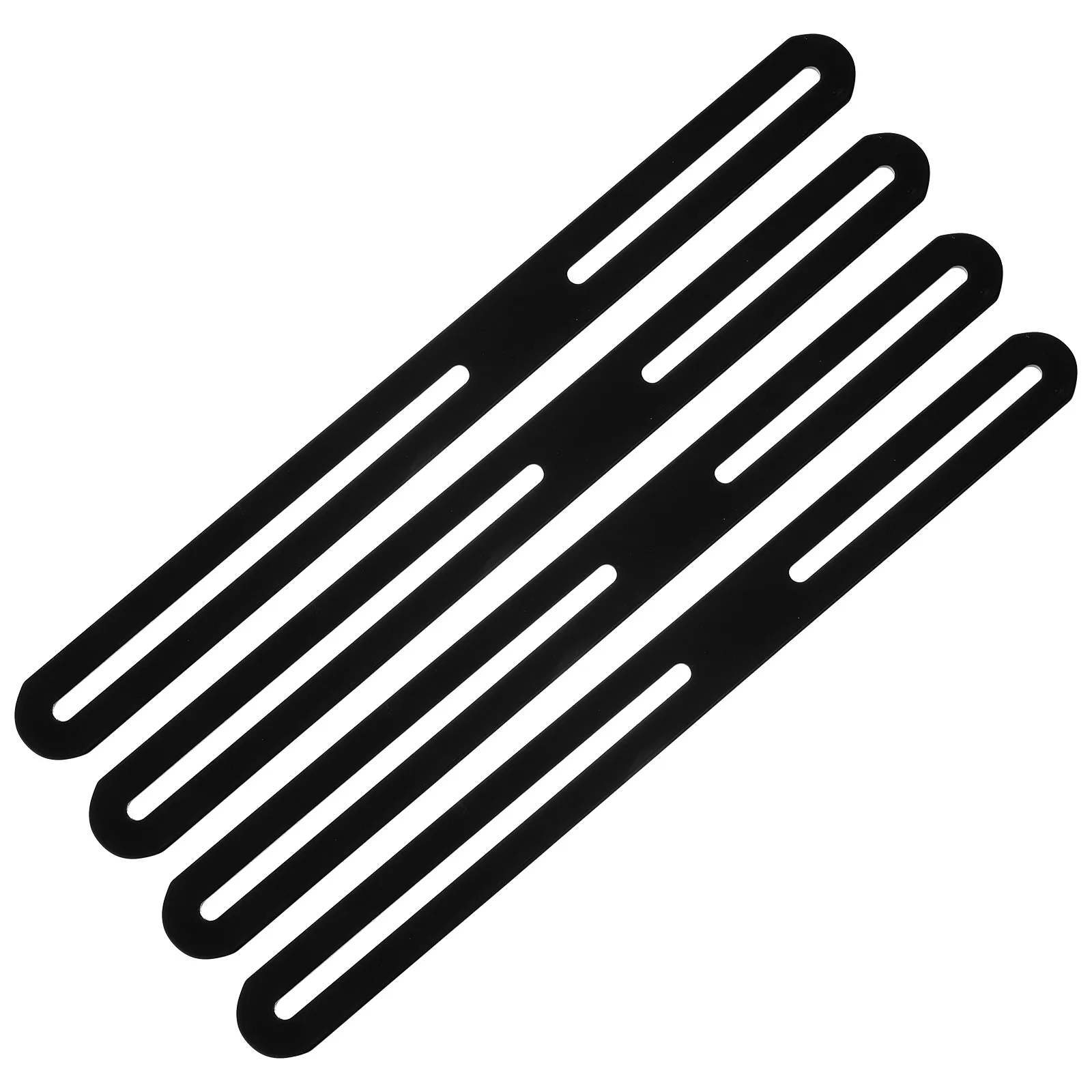 

4pcs Stainless Steel Furniture Brackets Flat Corner Bracing Plates Joining Supports Mending Fixings For Cabinets Tables Shelves