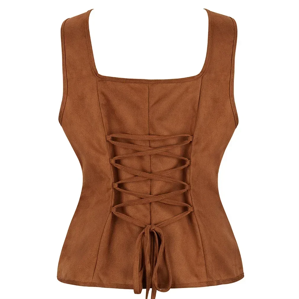 Women Steampunk Corset Skirt Pirate Bustier with Gothic Tulle Corsets Halloween Costumes Renaissance Costume Viking Outfits