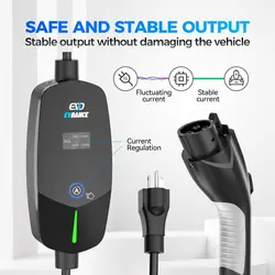 EVDANCE Electric Car Charger 3.84kW 16A Type1 Portable EV Charger 110V-240V US Plug 25FT Charging Cable for Electric Vehicles