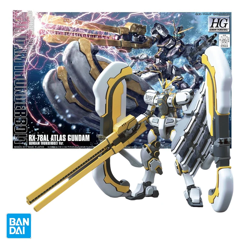 

Bandai GUNDAM HGGT 1/144 RX-78AL ATLAS GUNDAM THUNDERBOLT Ver Model Kit Anime Action Fighter Assembly Models Collection Toy