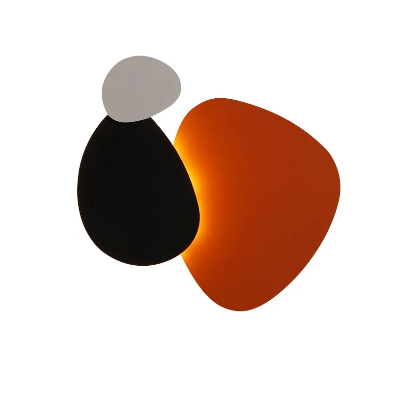 モダンなシンプルな背景の壁の装飾壁画ライト雰囲気ウォールライト寝室ダイニングルームリビングルームバーマクロンウォールライト