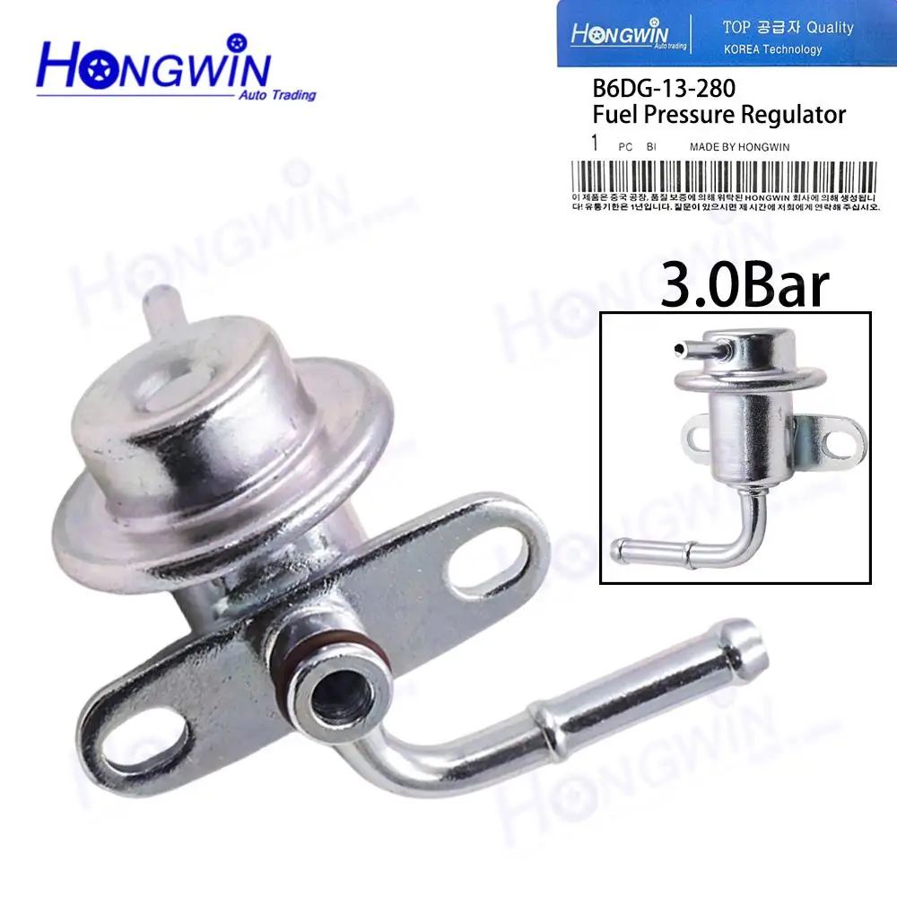 

B6DG-13-280 B6DG13280 Регулятор давления топлива 3,0 бар для двигателей Z5DE Z5DEL B6DE B5ZE GA15 Mazda Familia Mazda 323F 323