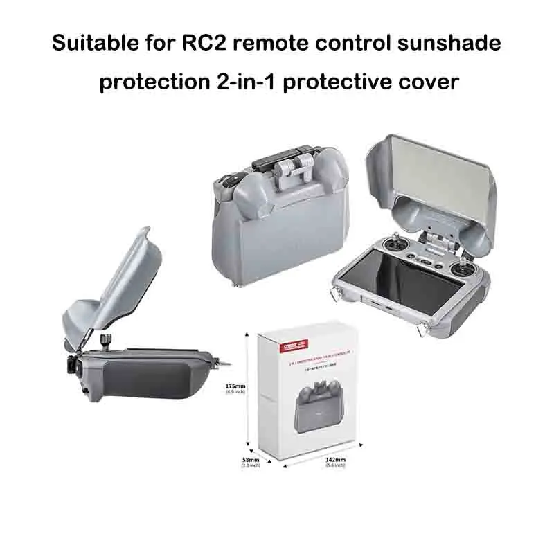 

For DJI Mini 4Pro Drone RC2 With Screen Remote Control Sunshade Protective Cover Multifunctional Universal Accessori