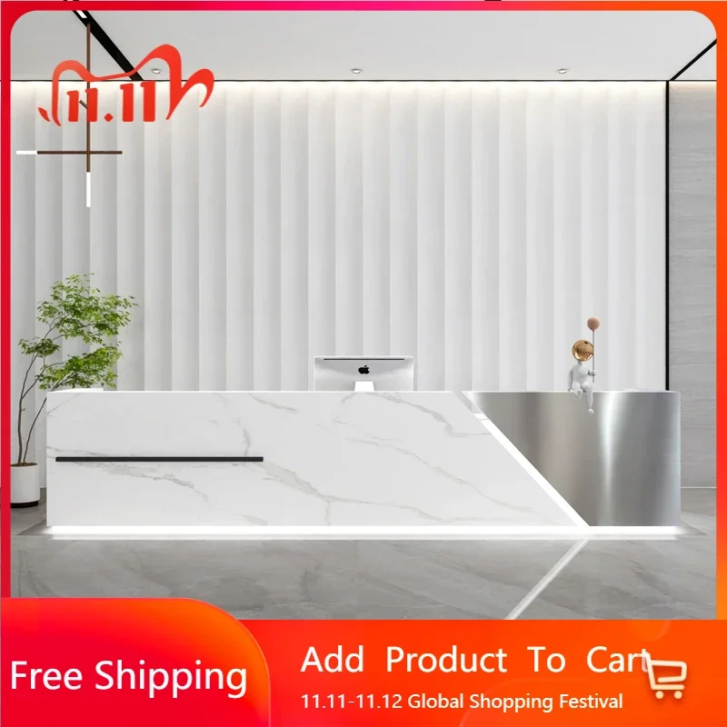 

Компьютерные офисные столы Компьютерный кофе Дистилляция Настенный стол Центр клиента Стойка Стол Постмодернистская мебель для прихожей