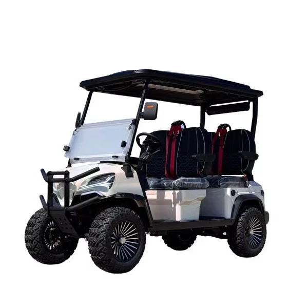 4 مقاعد عربة جولف مخصصة للاستخدام الذاتي مع بطارية ليثيوم 48 فولت/60 فولت/72 فولت عربة جولف كهربائية