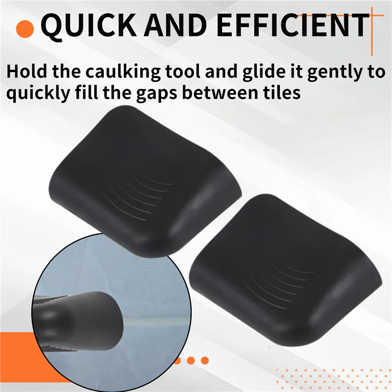 UISN 3 stks Caulking Finisher, Caulking Finisher Grout Schraper Hand Caulk Tool, Kit Grout Afwerking Tool