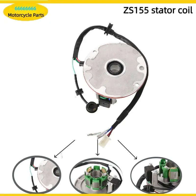 155Cc pit mud bicycle with non-optical magnetic coil stator replacement accessories