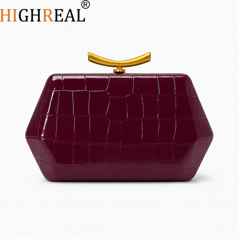 

Luxury Design Top-Handle Bag For Women Evening Handbag Long Purse Crocodile Pattern Crossbody Shoulder Bags Fashionable Outfits