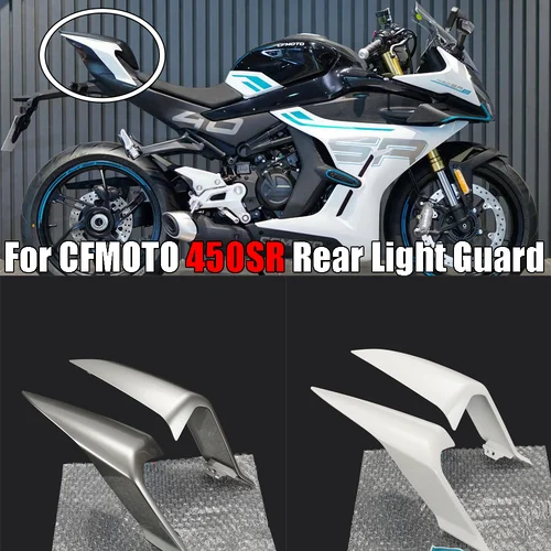 Imagen 1 del producto Para CFMOTO CF450SR 450SR SR450 450 SR cubierta trasera de motocicleta protectores izquierdo y derecho carcasa de luz trasera de asiento trasero ala trasera